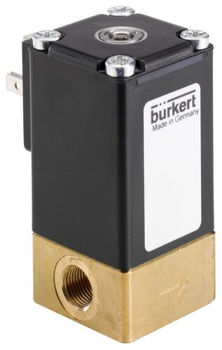 Solenoid Valve G1/8'' NC Brass FKM -1-8bar/-15-116psi 24VDC 2873 334950