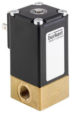 Solenoid Valve G1/8'' NC Brass FKM -1-12bar/-15-174psi 24VDC Oxygen Fat/Oil Free 2873 258046