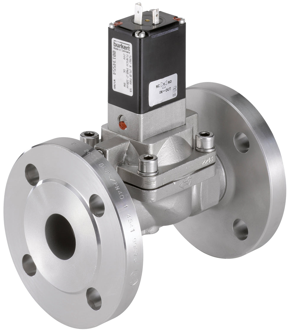 Flange DN50 Stainless Steel 24VDC Solenoid Valve 5282 261392
