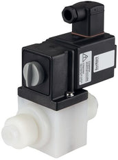 Solenoid Valve 16 mm Welded Sleeves NC PVDF EPDM 0-3bar/44psi 230VAC/DC Vacuum 131 274340