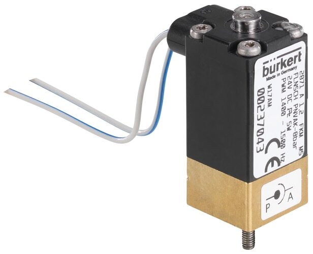 Solenoid Valve 20x20 mm SFB flange NC Brass FKM -1-8bar/-15-116psi 24VDC 2871 255571