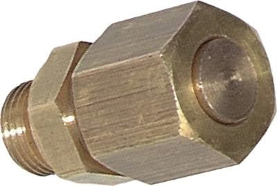 Bouchon de fermeture en laiton de 5mm pour les raccords à bague de compression 150 Bar DIN EN 1254-2