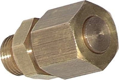 Bouchon de fermeture en laiton de 5mm pour les raccords à bague de compression 150 Bar DIN EN 1254-2
