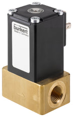 Électrovanne G1/4'' NC Laiton FKM -1-3.5bar/-15-51psi 24VDC Oxygène Sans Graisse/Huile 2873 250330