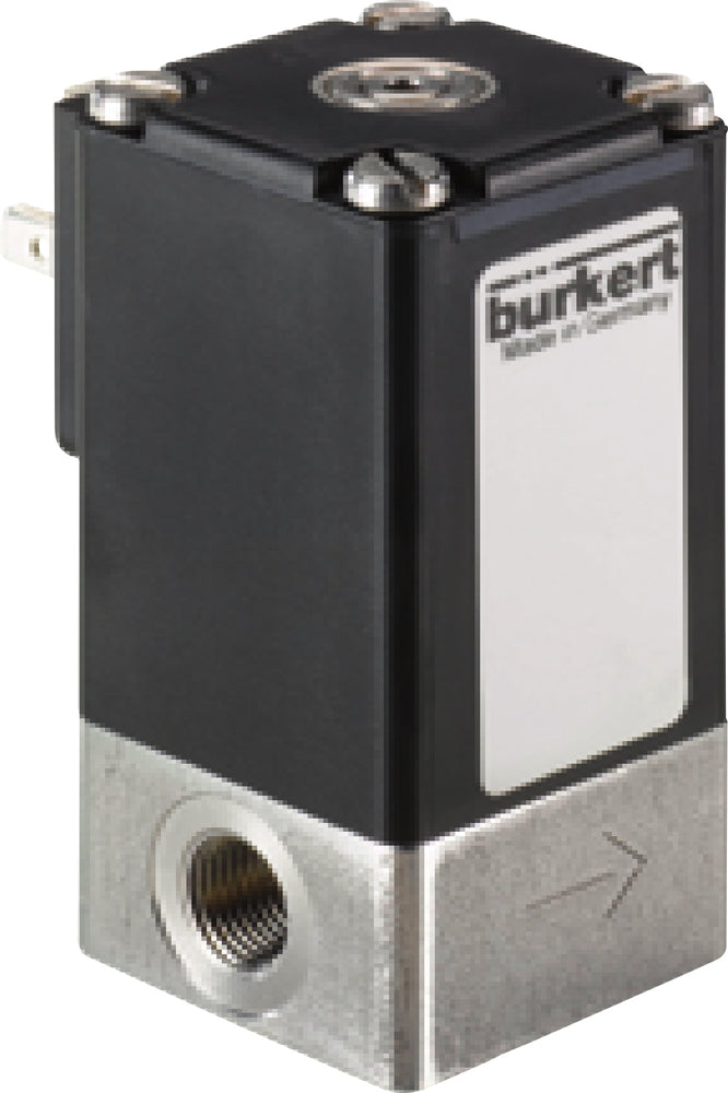 Solenoid Valve G1/8'' NC Stainless Steel FKM -1-10bar/-15-145psi 24VDC Oxygen Fat/Oil Free 2873 259008