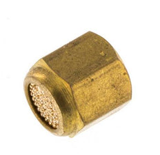 Silencieux Pneumatique Compact en Bronze Fritté Fileté Femelle M5 [5 Pièces]