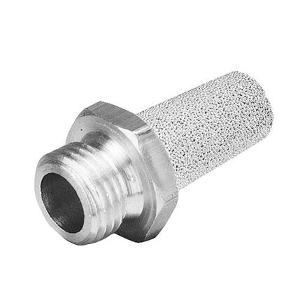 Aventics SI1 G1/8'' Bronze Fritté Silencieux Pneumatique Raccord en Laiton [2 Pièces]