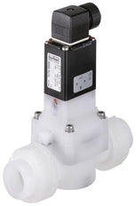 Solenoid Valve 31 mm Welded Sleeves NC PVDF FKM 0.5-6bar/7-87psi 110VAC 0142 89943