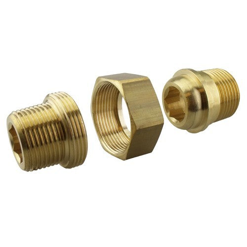 R1/2'' union fitting brass