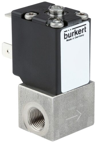 Solenoid Valve 20x20 mm SFB flange NC Stainless steel EPDM -1-3bar/-15-44psi 24VDC 2871 261265