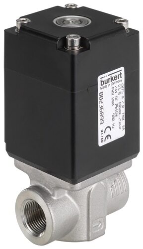 Solenoid Valve G1/2'' NC Stainless steel FKM -1-10bar/-15-145psi 24VDC 2875 294444