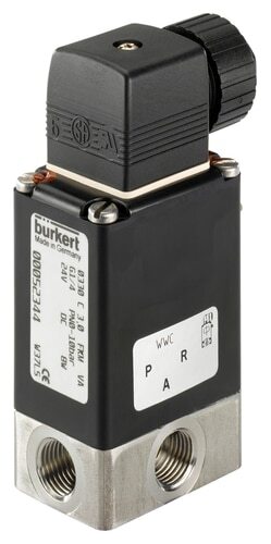 Solenoid Valve G1/4'' NO Stainless steel FKM 0-5bar/73psi 12VDC 0330 131842