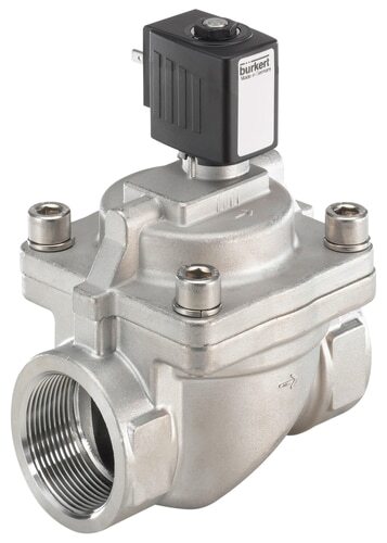 Solenoid Valve NPT 3/4'' NO Stainless steel FKM 0.2-16bar/3-232psi 24VAC Anti-Waterhammer 6281 306793