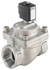 Solenoid Valve G3/8'' NC Stainless steel FKM 0.2-16bar/3-232psi 24VDC Anti-Waterhammer 6281 322538