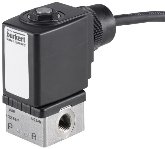 Electrovanne G1/8'' NC Acier inoxydable EPDM 0-16bar/232psi 24VAC/DC 6013 365762