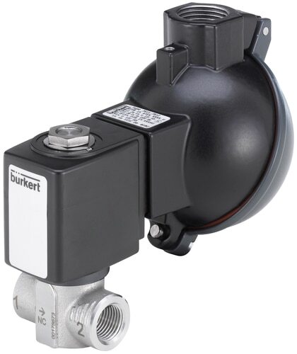 Electrovanne G3/8'' NC Acier inoxydable FKM 0-16bar/232psi 24VAC/DC ATEX 6240 349327