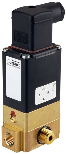 Électrovanne 3/2 voies G1/4'' NC Laiton NBR 0-10bar/145psi VAC 0331 338347