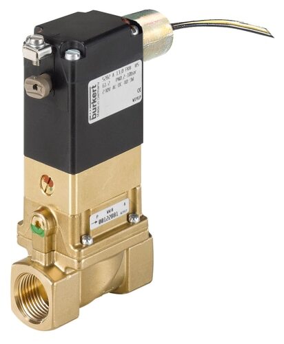 Électrovanne NPT 1 1/2'' NC Laiton NBR 0.2-10bar/3-145psi 24VAC/DC Anti Coup De Bélier ATEX 5282 361300