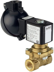 Solenoid Valve G1/2'' NC Brass FKM 0.2-16bar/3-232psi 230VAC/DC Anti-Waterhammer ATEX 6281 349704