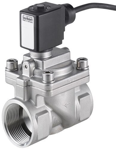 Solenoid Valve G1'' NC Stainless steel FKM 0.2-16bar/3-232psi 230VAC/DC Anti-Waterhammer ATEX 6281 349744