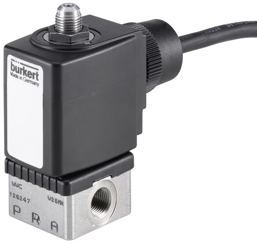 Solenoid Valve 3/2-Way G1/4'' NC Stainless steel FKM 0-16bar/232psi 24VAC/DC ATEX 6014 394103