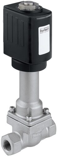 Electrovanne G1/4'' NC Acier inoxydable PTFE 0-10bar/145psi 24VAC/DC Vide -200 - 180°C (-328 - 356°F) 6026 367643
