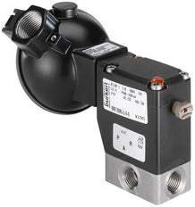 Solenoid Valve 3/2-Way G1/4'' Diverting Stainless steel FKM 0-5bar/73psi 24VAC/DC ATEX 0330 386366