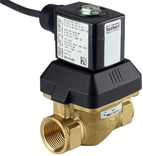 Électrovanne G3/4'' NC Laiton NBR 0.5-5bar/7-73psi 24VAC/DC Anti Coup De Bélier ATEX 6213 356733