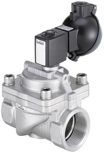 Solenoid Valve G1/2'' NC Stainless steel FKM 0.2-16bar/3-232psi 24VAC/DC Anti-Waterhammer ATEX 6281 349705