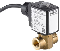 Solenoid Valve NPT 3/8'' NC Brass PTFE 0-16bar/232psi 24VAC/DC ATEX 6240 349335