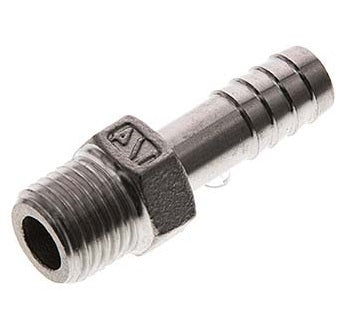 1 1/4'' NPT mâle x 32mm Barbe de tuyau en acier inoxydable 16 Bar