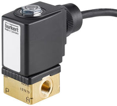 Electrovanne G1/4'' NC Laiton FKM 0-0.4bar/6psi 24VAC/DC Oxygène Sans graisse/Huile ATEX 6013 350627