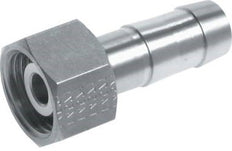 G Embout de tuyau en acier inoxydable 1'' x 19mm avec écrou 40 Bar