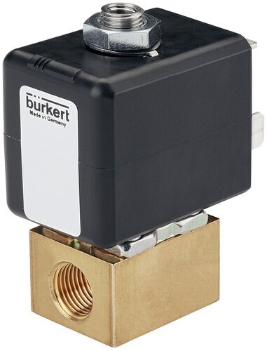 Solenoid Valve 3/2-Way 20x20 mm SFB flange NC Brass FKM 0-10bar/145psi 24VDC 7012 390707