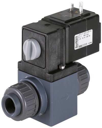 Electrovanne NPT 1/2'' NC PVC FKM 0-1bar/15psi 120VAC Vide 131 450011