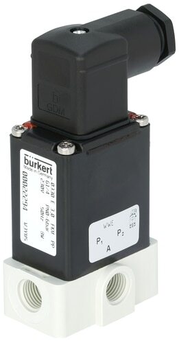 Solenoid Valve 3/2-Way G1/4'' Mixing PP FKM 0-3bar/44psi 24VAC 0330 86921