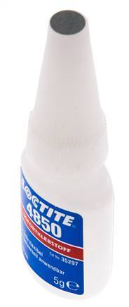 Loctite Instant Adhesive 5ml Transparent 3-11s Curing Time Leather, Fabric and Paper Surfaces