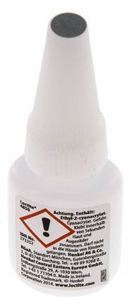 Loctite Instant Adhesive 5ml Transparent 3-11s Curing Time Leather, Fabric and Paper Surfaces