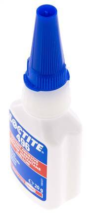 Loctite Colle Instantanée 20ml Transparent 20-60s Temps De Durcissement Métal, Plastique Et Surfaces En Caoutchouc