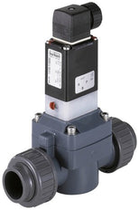 Solenoid Valve DN 15 Glued Sleeves Without Insert/Nut NC PVC EPDM 0.5-6bar/7-87psi 100VAC 0142 500954