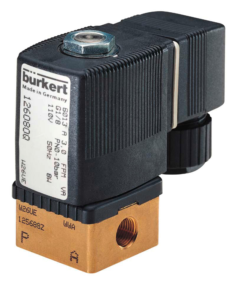 G3/8'' Brass 24VUC Solenoid Valve Burkert 6013 298920