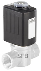 Électrovanne 40x40mm SFB Bride NO Laiton FKM 0-16bar/232psi 12VDC 6027 267390
