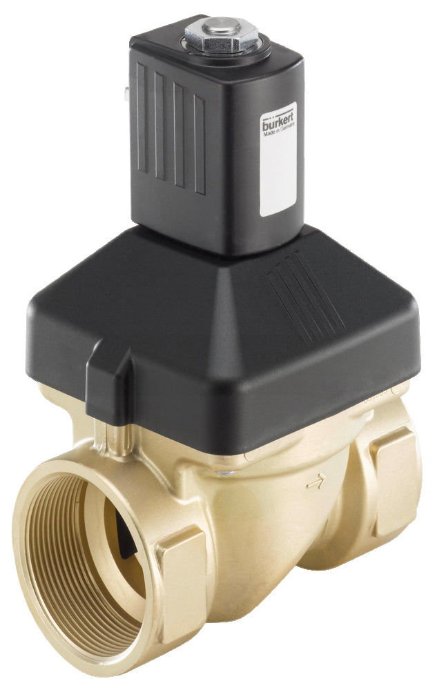 Solenoid Valve G1 1/2'' NC Brass FKM 0-10bar/145psi 24VAC/DC 6213 249079