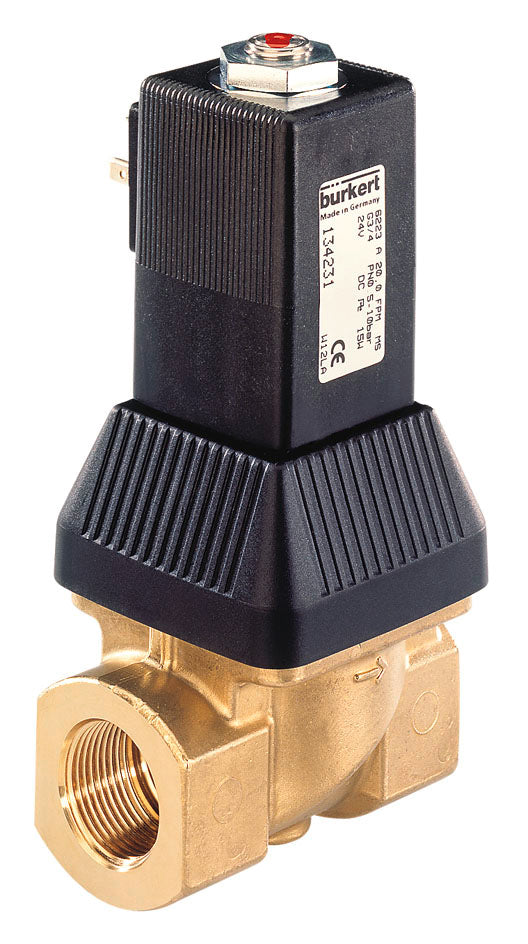 Solenoid Valve NPT 1/2'' NC Brass FKM 0.5-10bar/7-145psi 24VDC 6223 457139