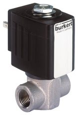 Solenoid Valve NPT 1/4'' NC Stainless Steel FKM 0-16bar/232psi 230VAC Oxygen Fat/Oil Free 6240 282010