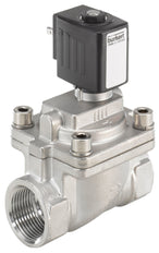 Solenoid Valve NPT 1'' NC Stainless Steel FKM 0.2-16bar/3-232psi 120VAC 6281 273499