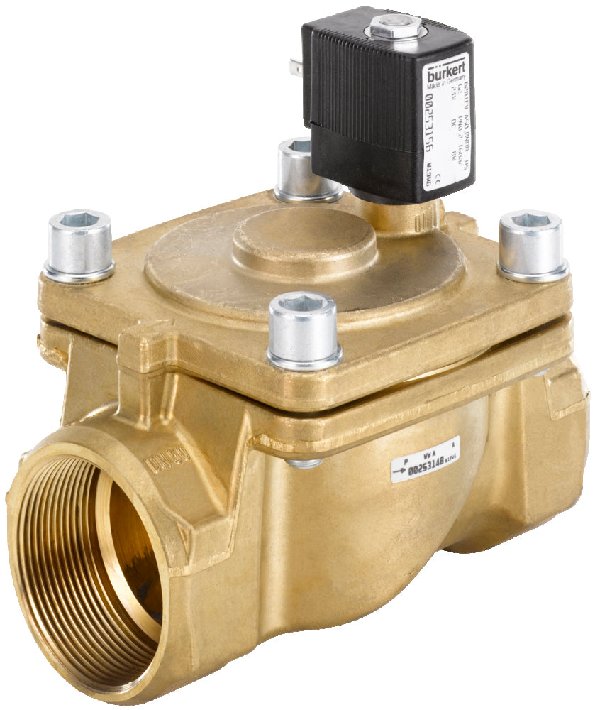 G2'' Brass 24VUC ATEX Solenoid Valve Burkert 6281 278109
