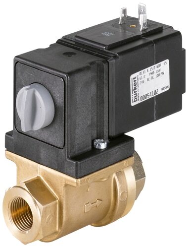 Solenoid Valve G3/8'' NO Brass NBR 0-2bar/29psi 24VAC/DC Vacuum 131 64258