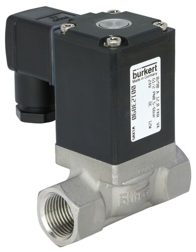 Solenoid Valve NPT 3/4'' NC Stainless steel FKM 0-16bar/232psi 24VAC/DC Vacuum Anti-Waterhammer 0290 298117