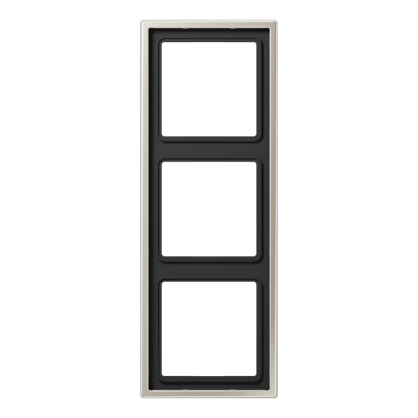Jung Aluminum/Steel/Chrome Cover Frame Switchgear - ES2983